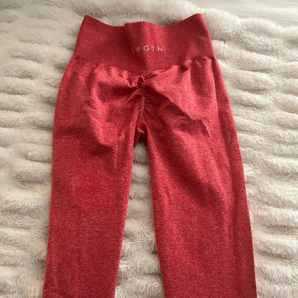 NVGTN red leggings like new worn once
